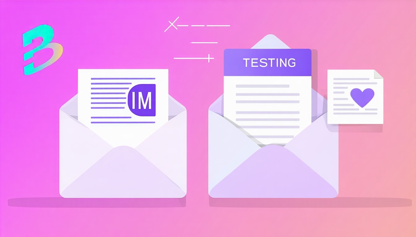 BIMI Brand Indicators for Message Identificationを使ったABテストでは、2つの異なるバージョンのメールキャンペーンを比較し、BIMIの導入が開封率とブランド認知に与える影響を評価する。