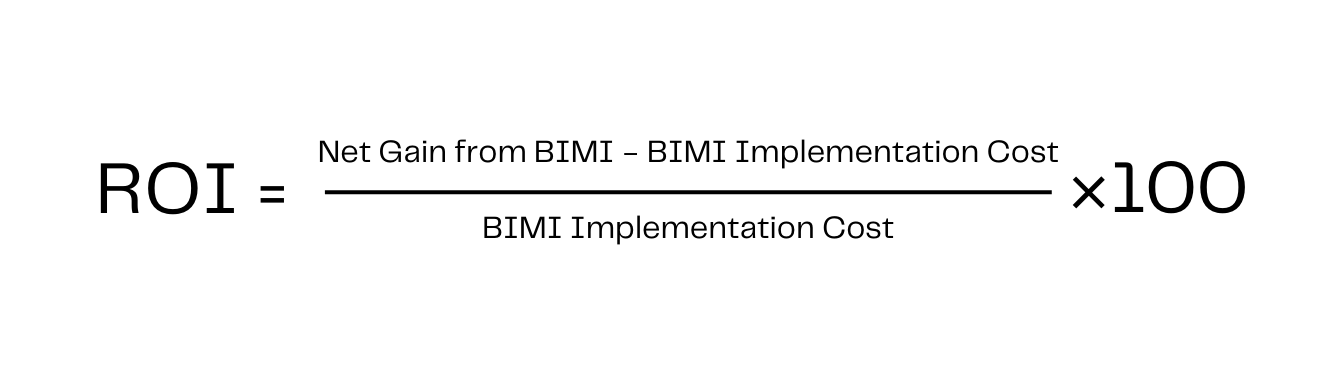 BIMIのROI計算